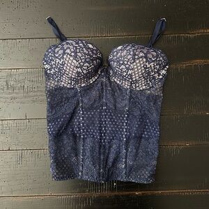 Victoria Secret Navy Bustier
